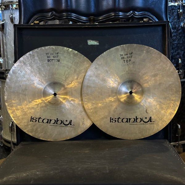 USED Istanbul Pre-Split Early 90's 14" Regular Hi-Hats - 1048/1254g