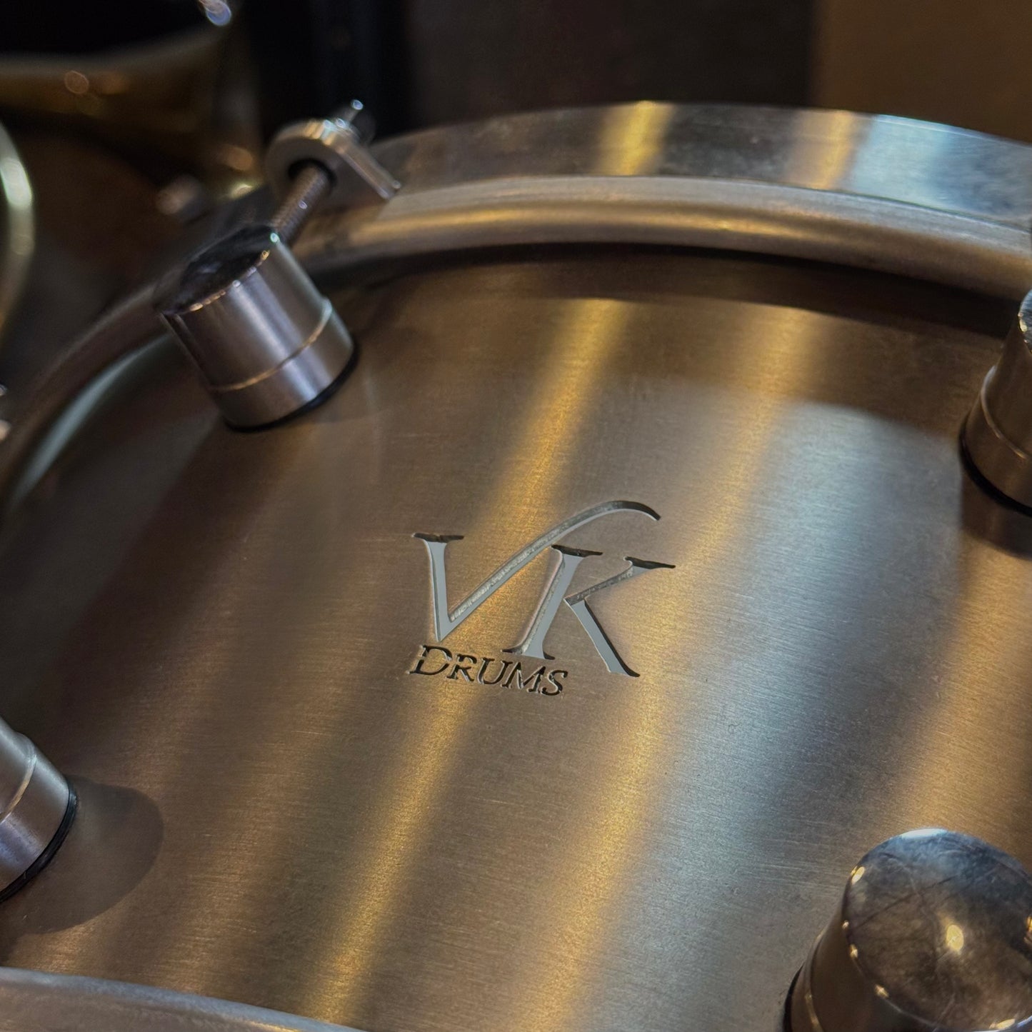 USED 6.5x14 VK Stainless Steel Snare Drum