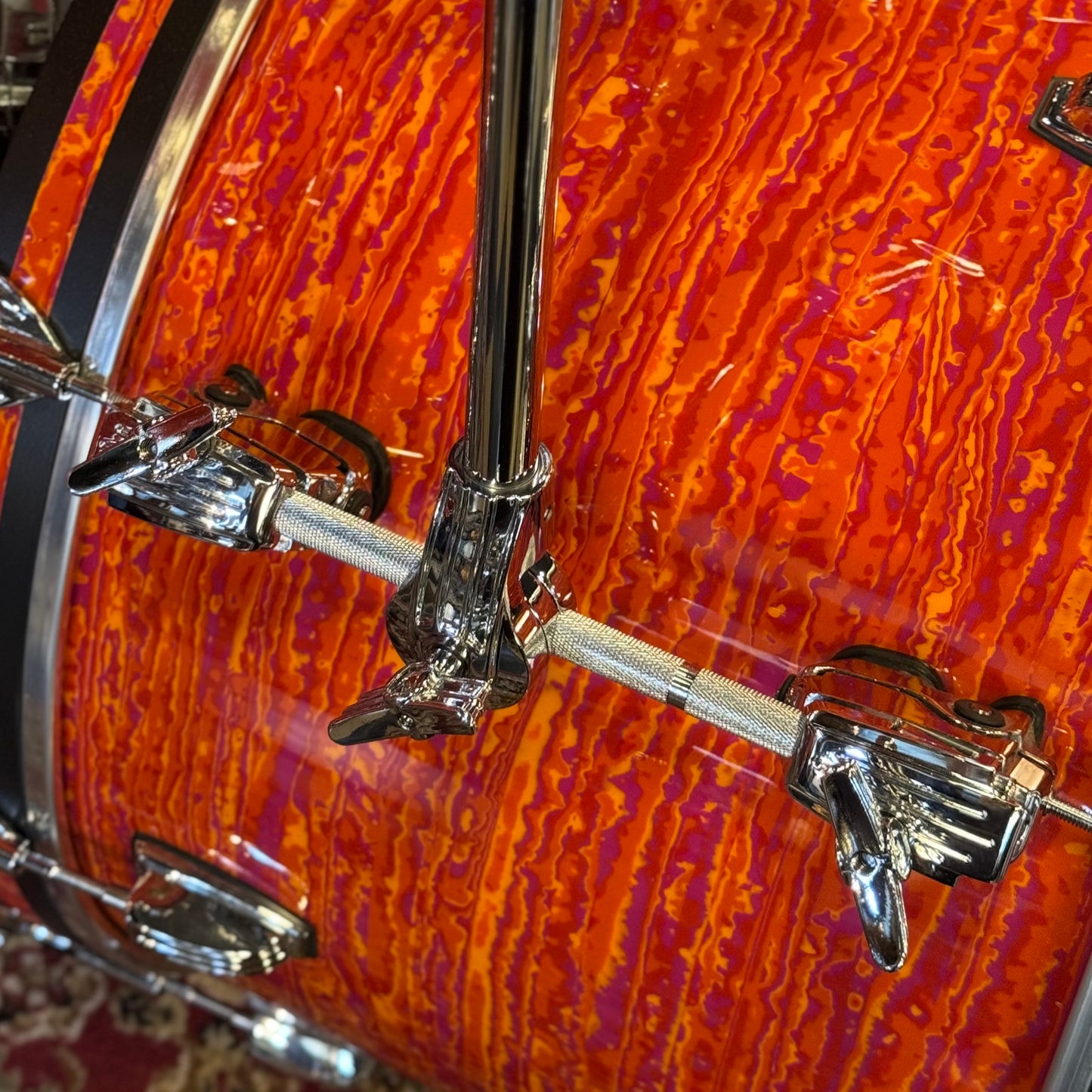 USED 2017 Ludwig Classic Maple in Mod Orange - 14x22, 9x13, 14x14, 16x16