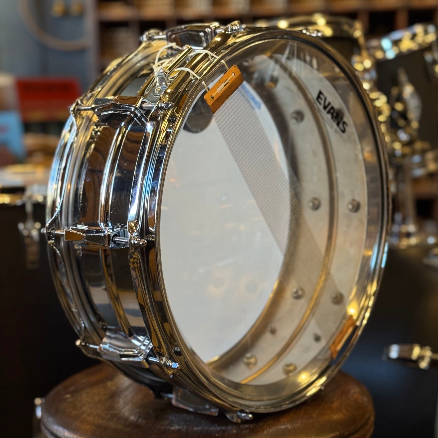 VINTAGE 1970's Ludwig Hollywood Outfit in Black Panther w/ LM400 Supraphonic - 14x22, 8x12, 9x13, 16x16, 5x14