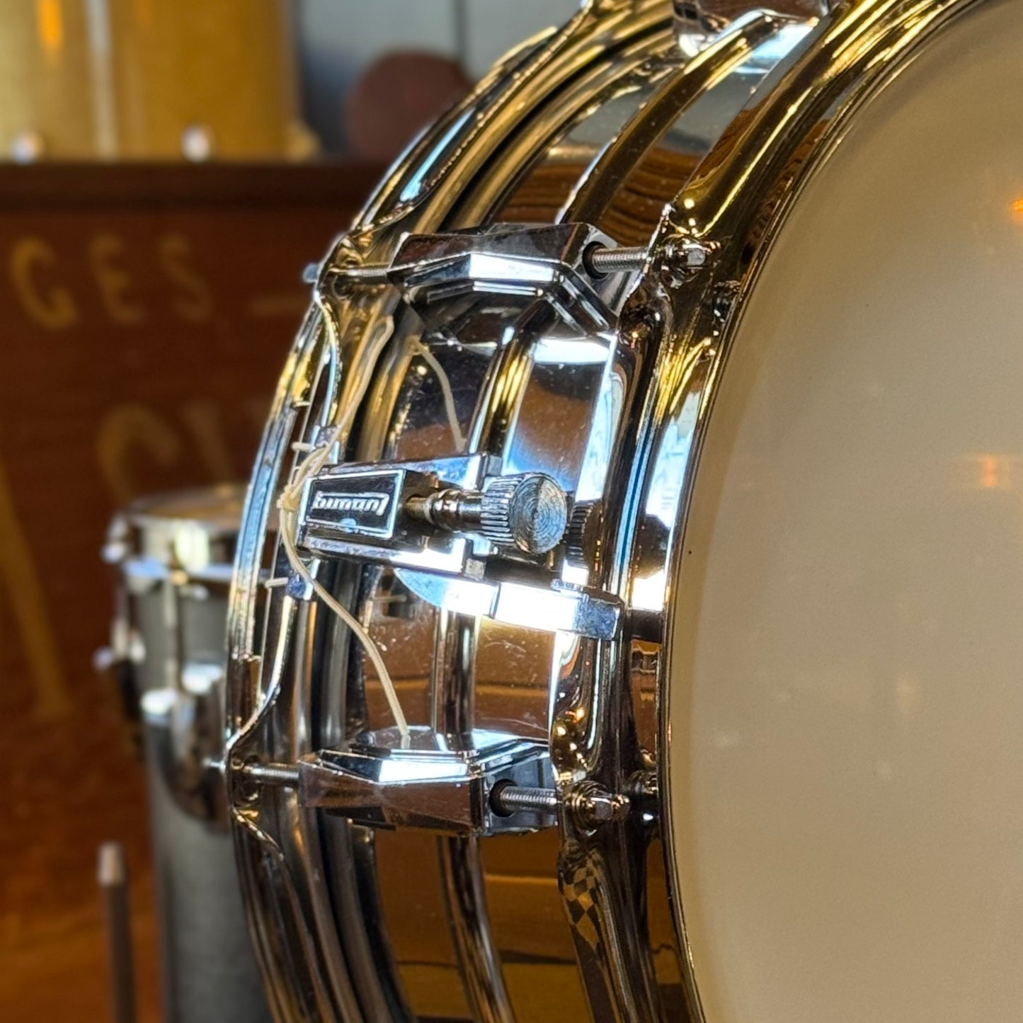VINTAGE 1970's Ludwig Hollywood Outfit in Black Panther w/ LM400 Supraphonic - 14x22, 8x12, 9x13, 16x16, 5x14