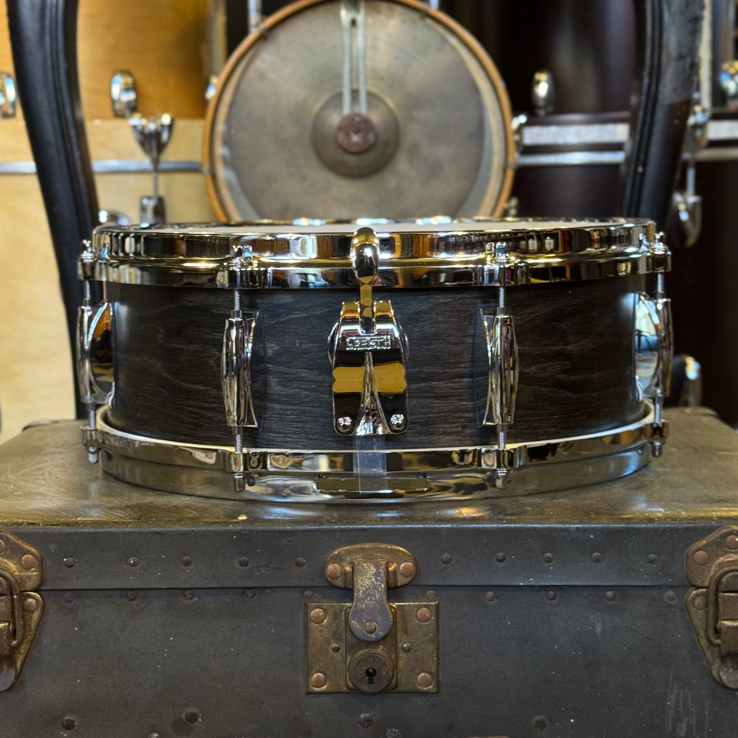 NEW Gretsch 5x14 USA Custom Snare Drum in Satin Ebony