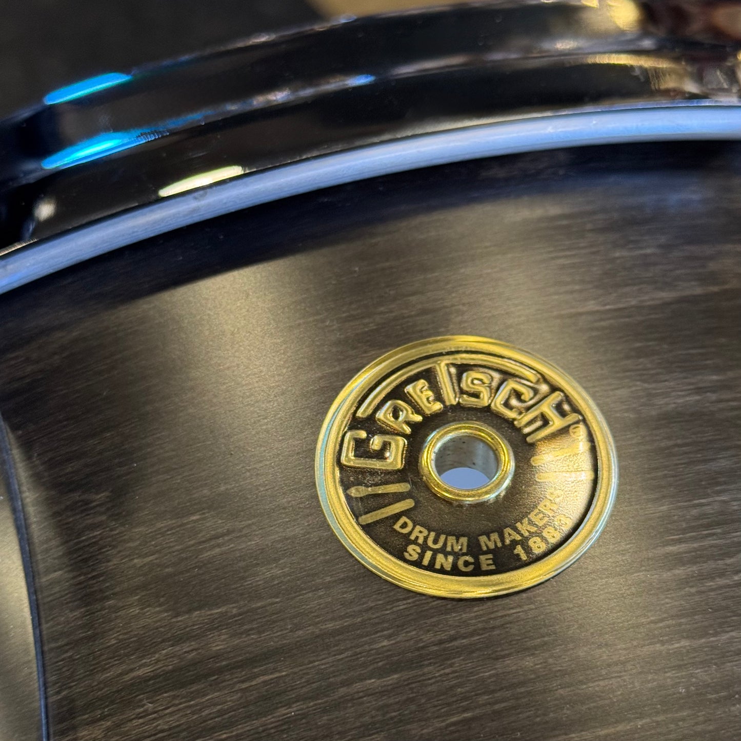 NEW Gretsch 5x14 USA Custom Snare Drum in Satin Ebony