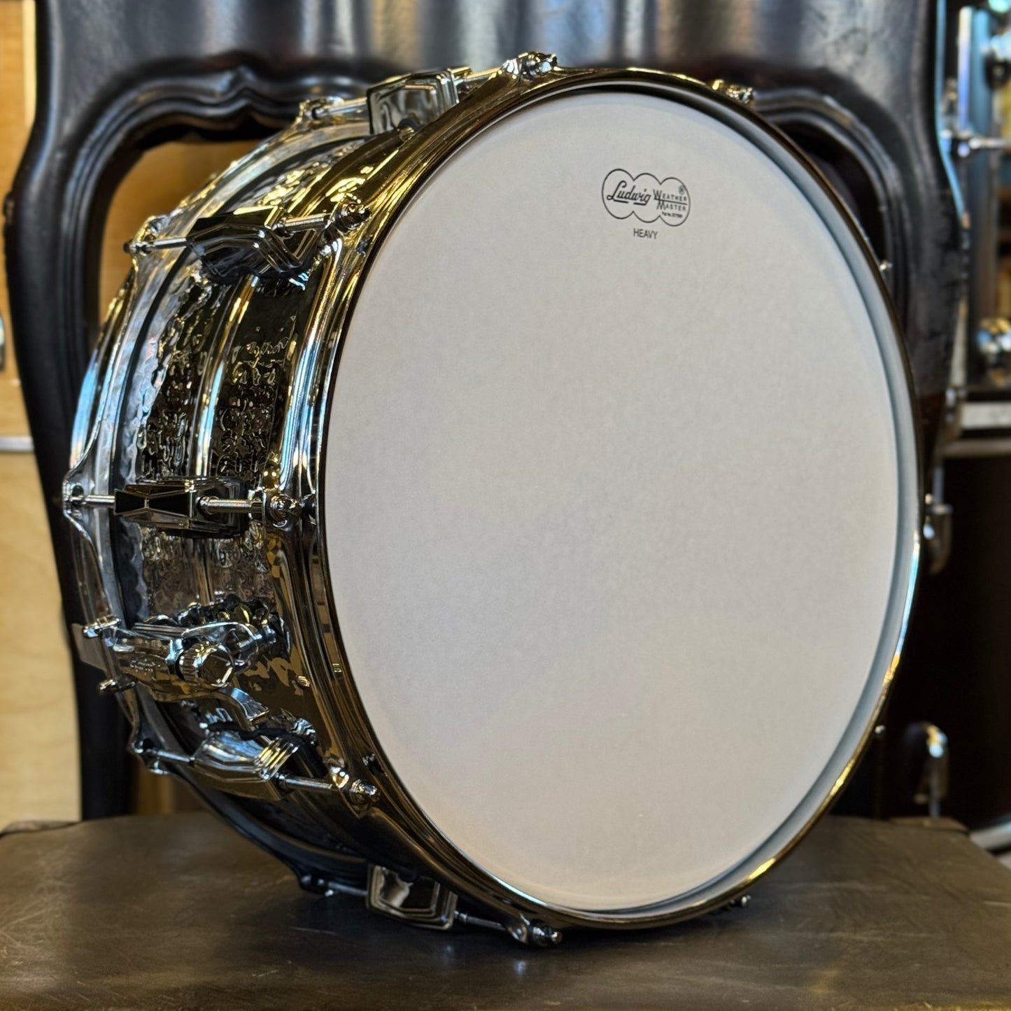 NEW Ludwig 6.5x14 Hammered Supraphonic Snare Drum w/ Imperial Lugs