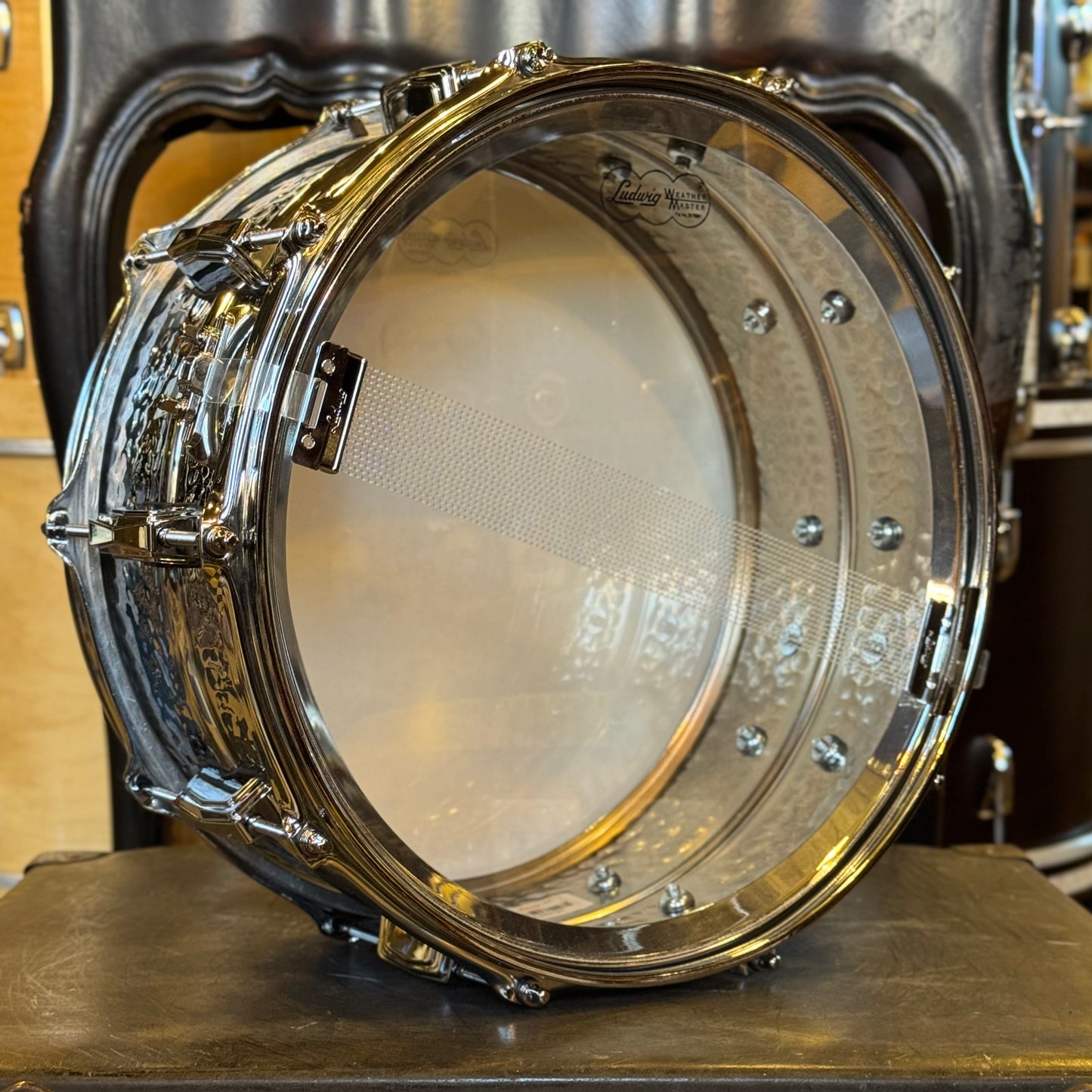 NEW Ludwig 6.5x14 Hammered Supraphonic Snare Drum w/ Imperial Lugs