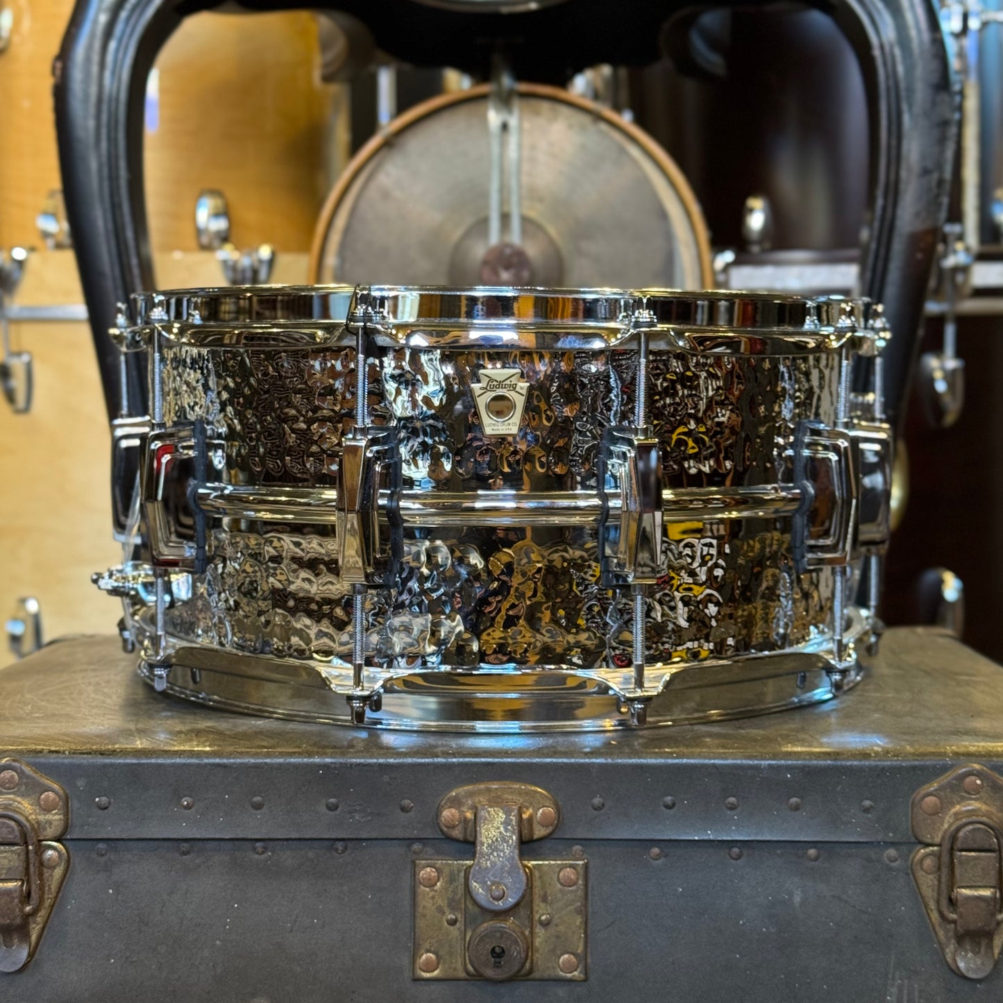 NEW Ludwig 6.5x14 Hammered Supraphonic Snare Drum w/ Imperial Lugs