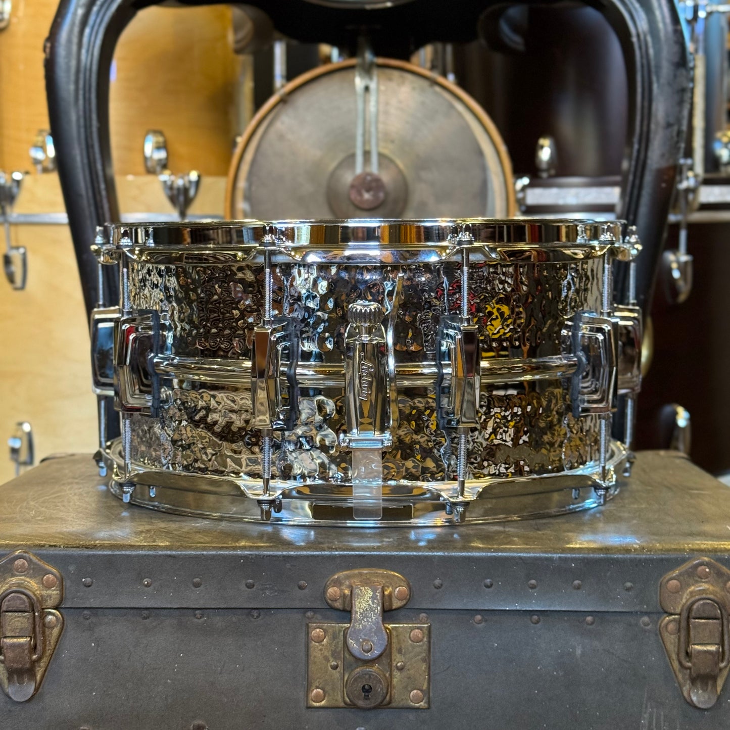 NEW Ludwig 6.5x14 Hammered Supraphonic Snare Drum w/ Imperial Lugs