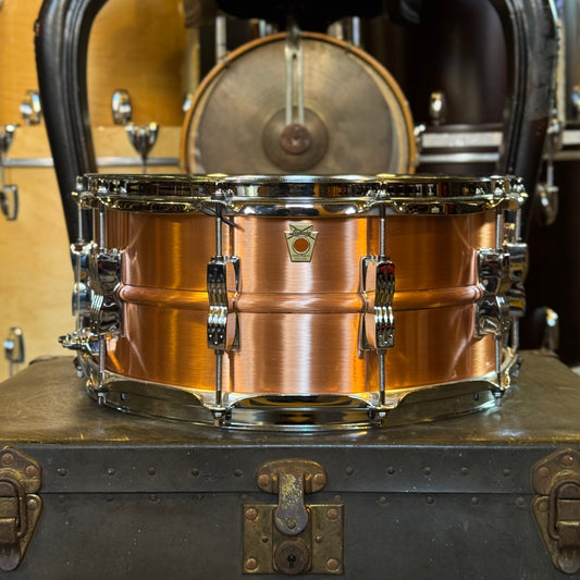 NEW Ludwig 6.5x14 Acro Copper Snare Drum
