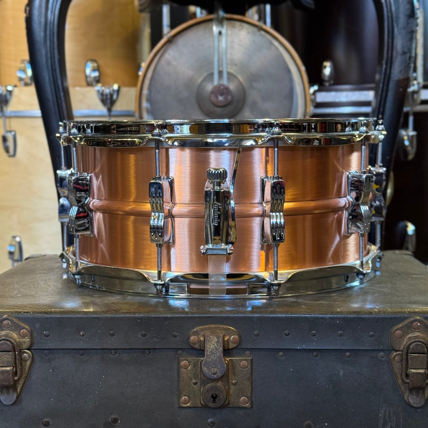 NEW Ludwig 6.5x14 Acro Copper Snare Drum