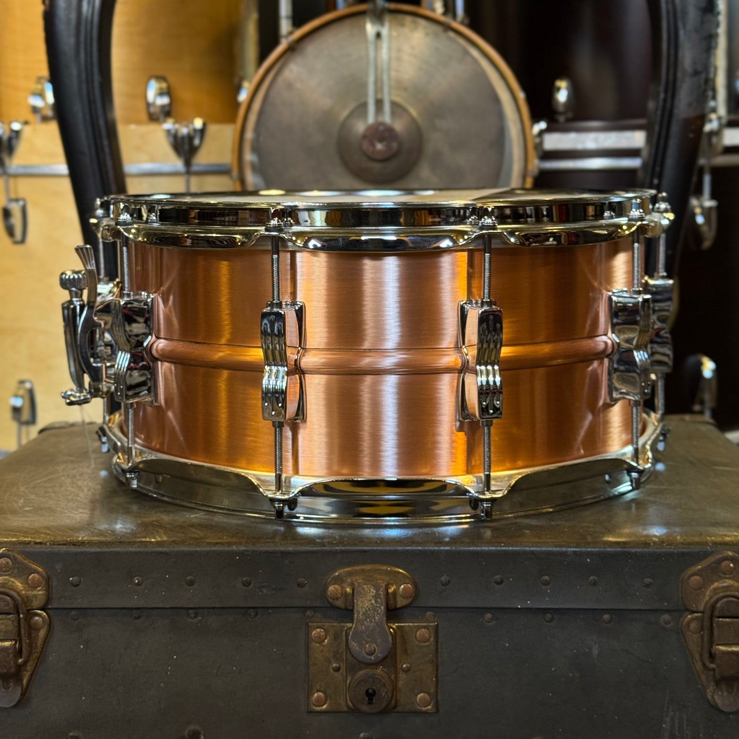 NEW Ludwig 6.5x14 Acro Copper Snare Drum