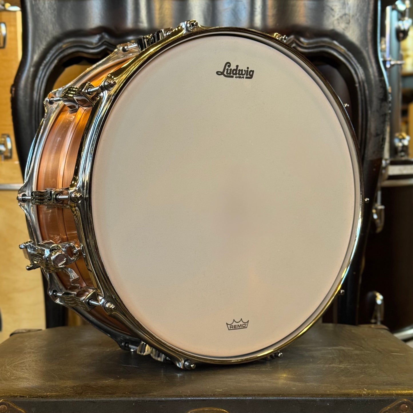 NEW Ludwig 6.5x14 Acro Copper Snare Drum