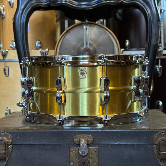 NEW Ludwig 6.5x14 Acro Brass Snare Drum