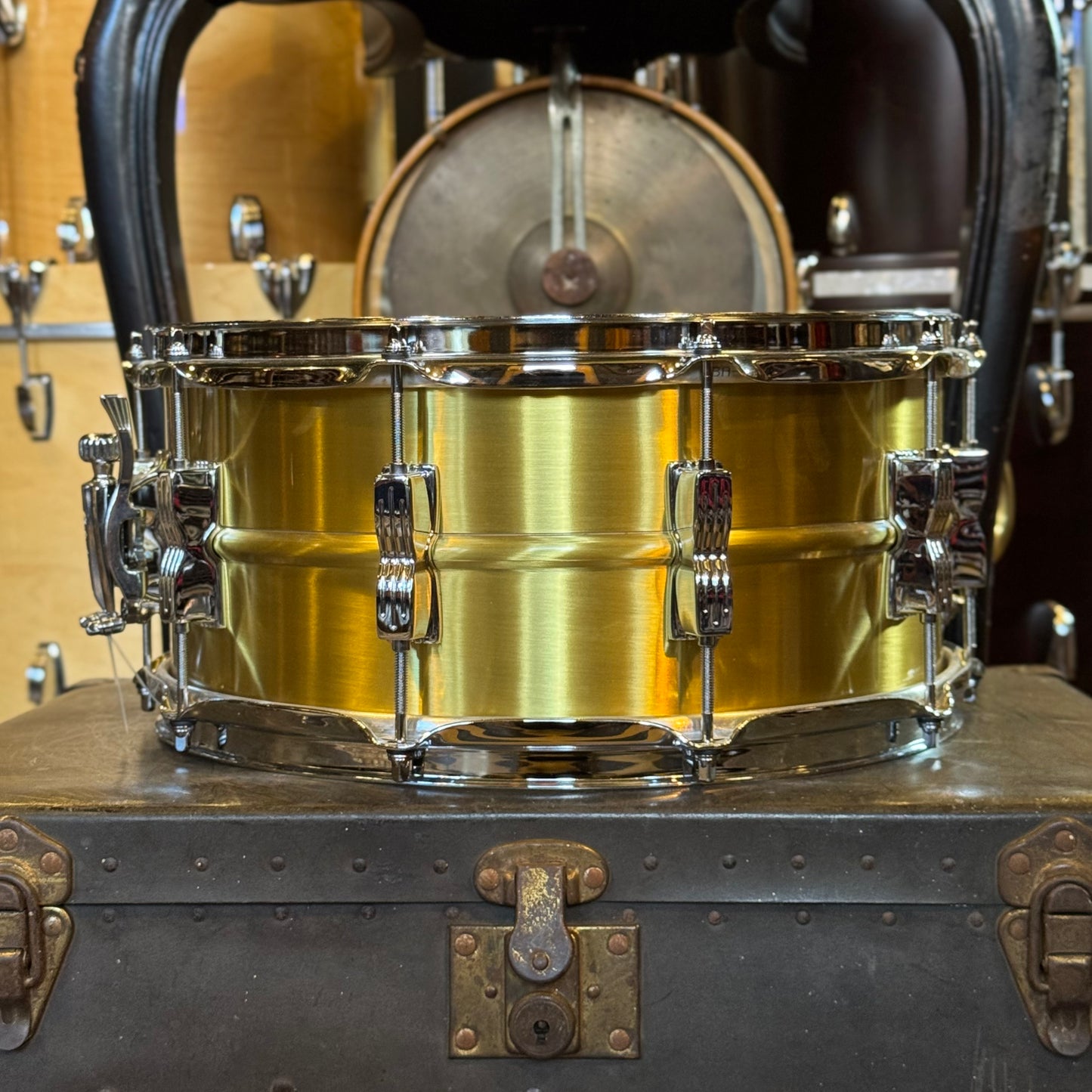 NEW Ludwig 6.5x14 Acro Brass Snare Drum