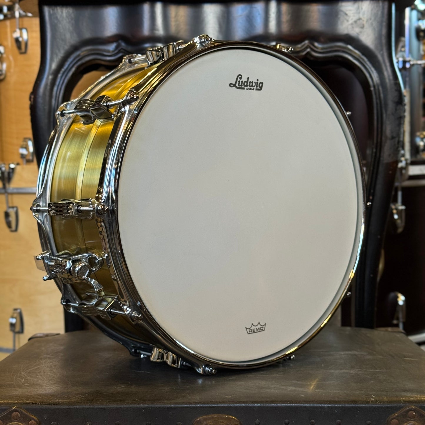NEW Ludwig 6.5x14 Acro Brass Snare Drum