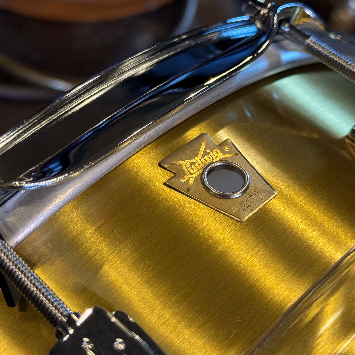 NEW Ludwig 6.5x14 Acro Brass Snare Drum