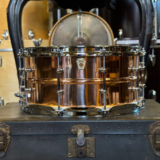 NEW Ludwig 6.5x14 Ludwig Copper Phonic w/ Smooth Shell & Tube Lugs
