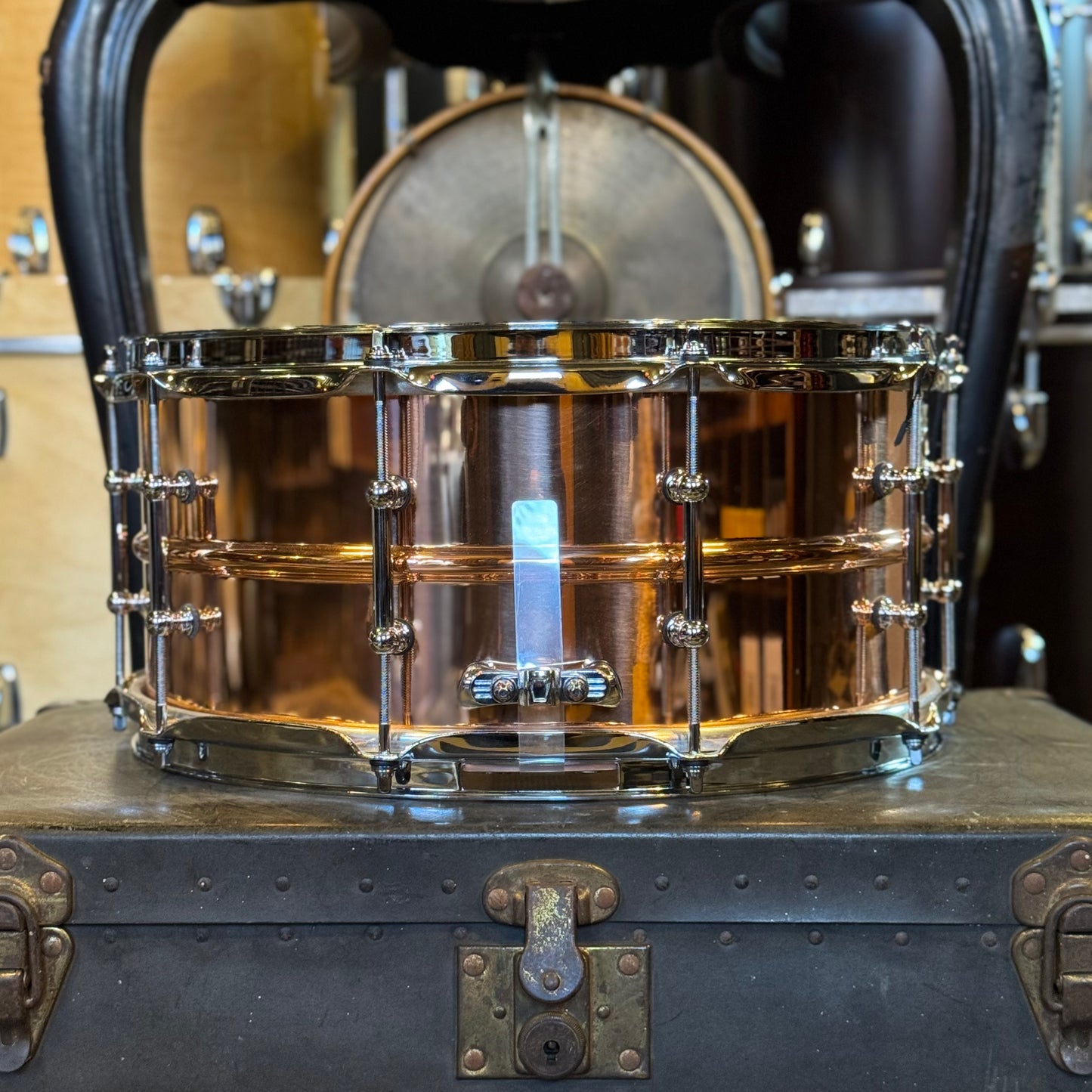 NEW Ludwig 6.5x14 Ludwig Copper Phonic w/ Smooth Shell & Tube Lugs