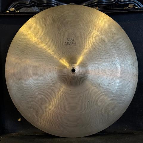 VINTAGE 1970's A. Zildjian 17" Fast Crash "Special Select" - 1248g