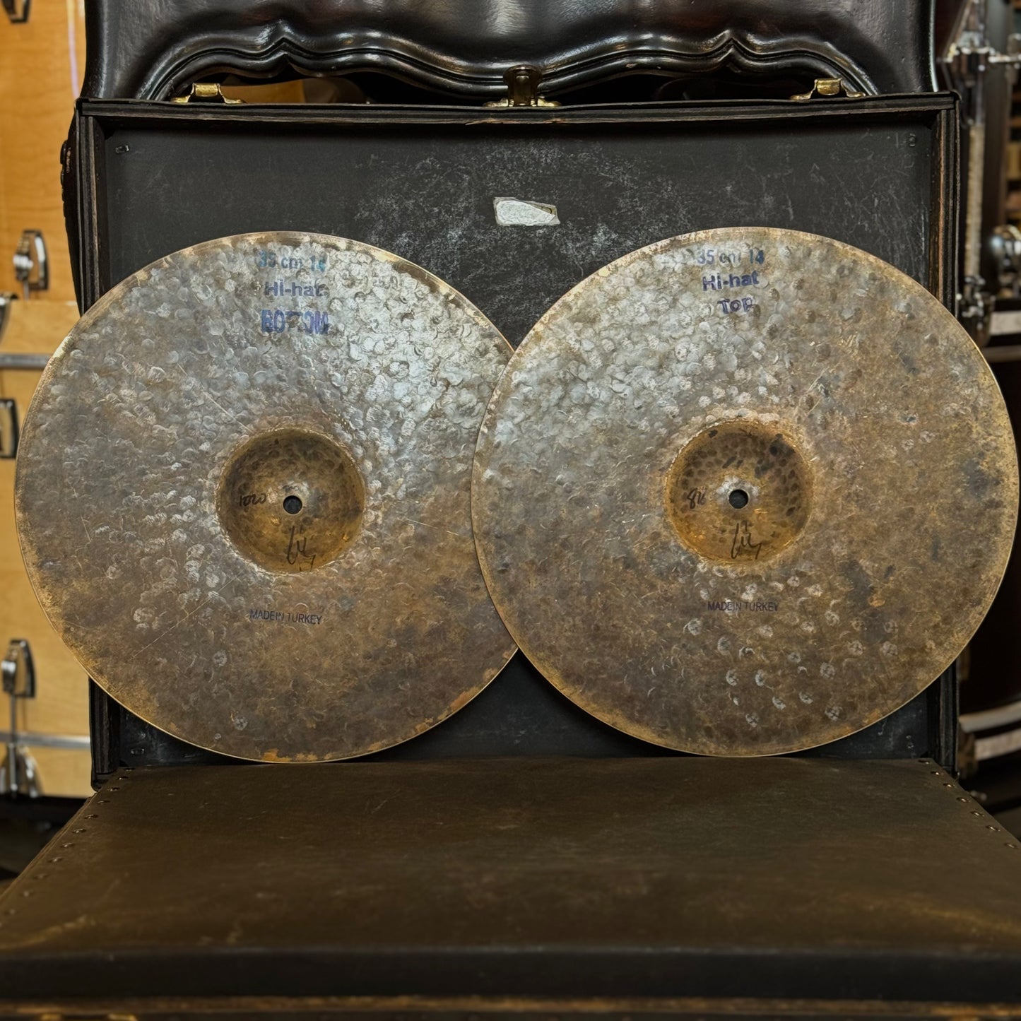 USED Bosphorus 14" Master Vintage Hi Hats - 816/1020g