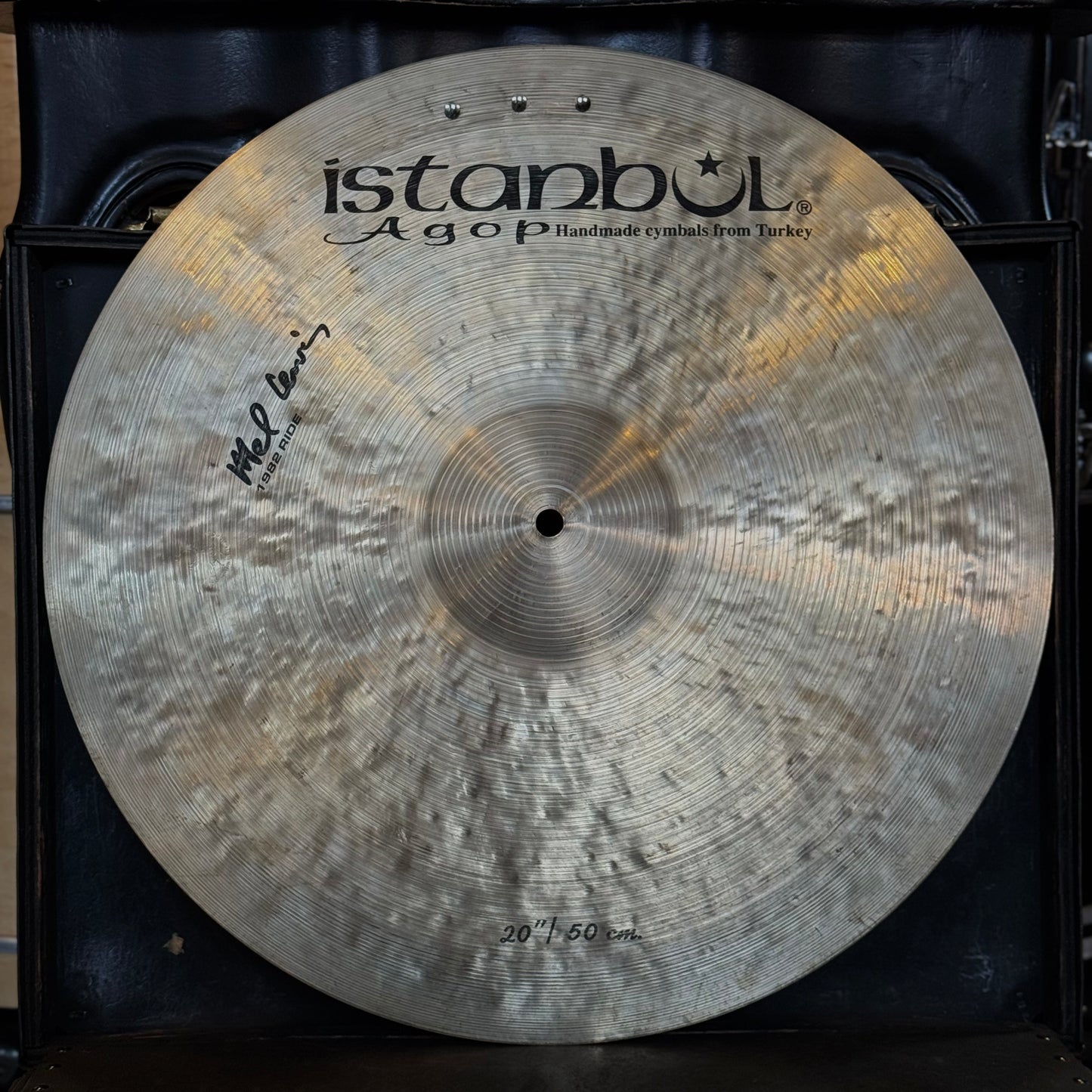 USED Istanbul Agop 20" Mel Lewis 1982 Ride w/ Three Rivets - 1893g