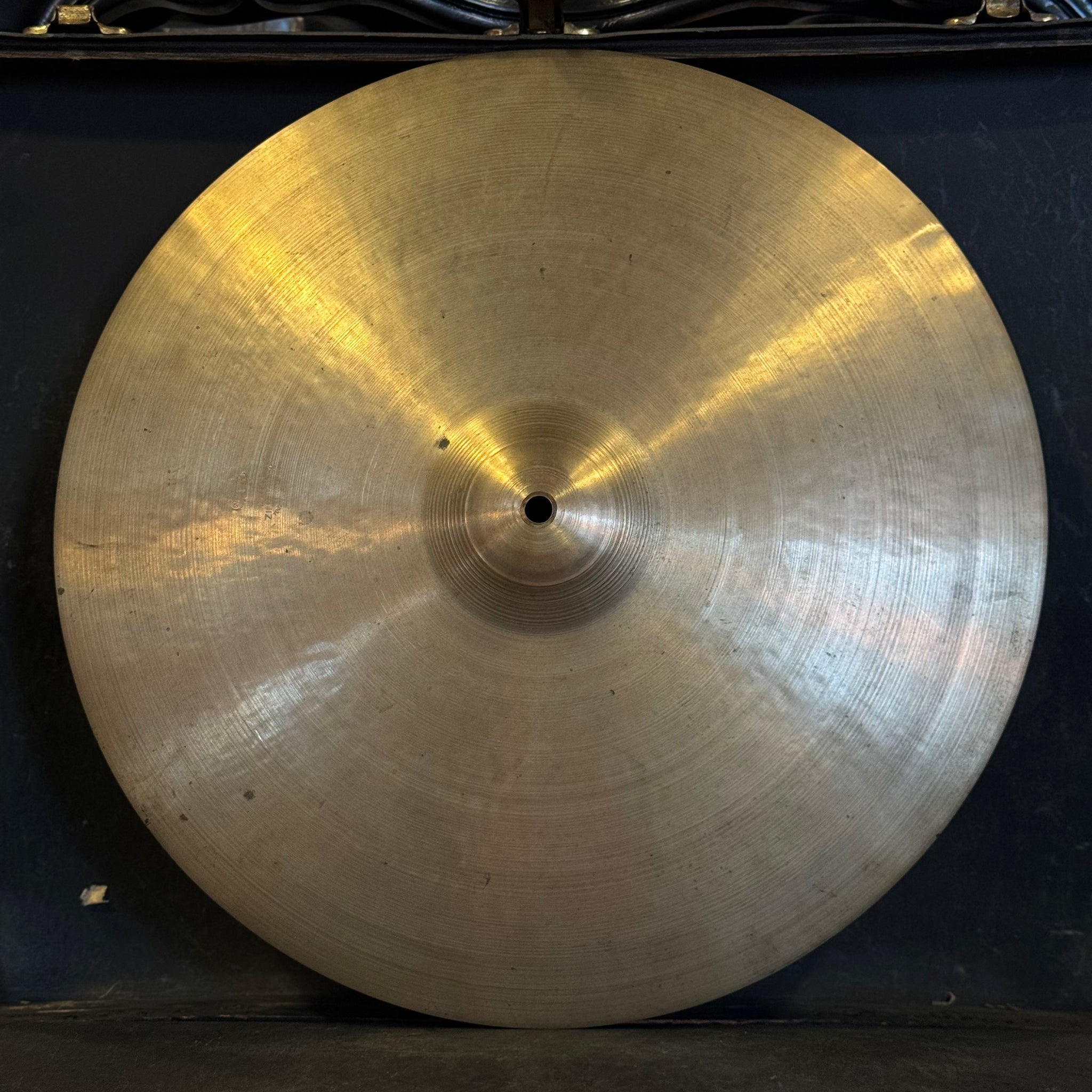 VINTAGE 1940's A. Zildjian Transition Stamp 16.5" Crash Cymbal - 1060g