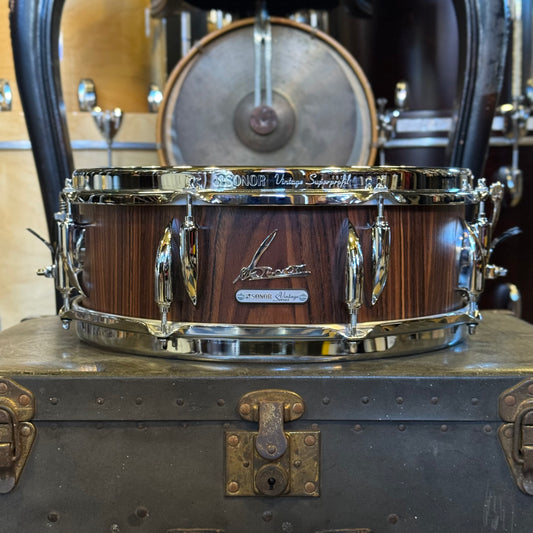 USED 5x14 Sonor Vintage Series Snare Drum in Rosewood Semi Gloss