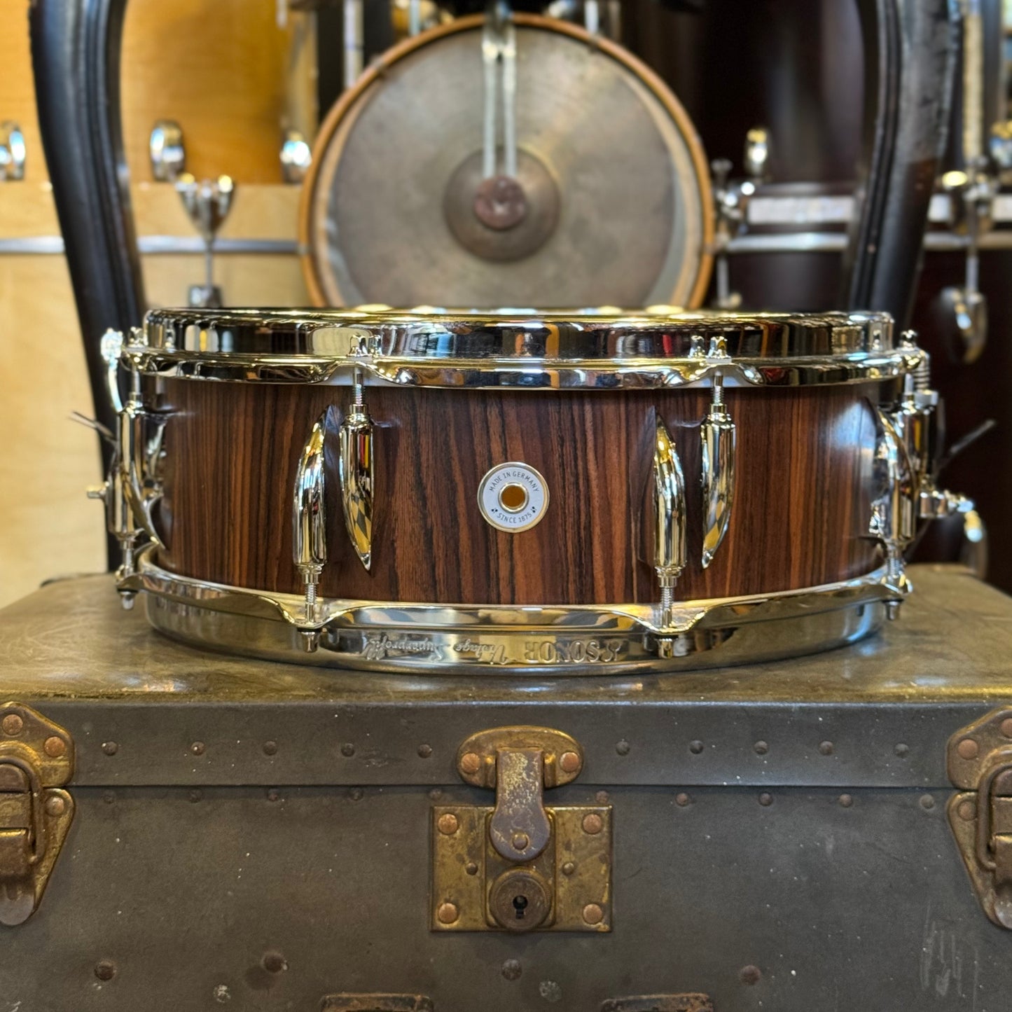 USED 5x14 Sonor Vintage Series Snare Drum in Rosewood Semi Gloss