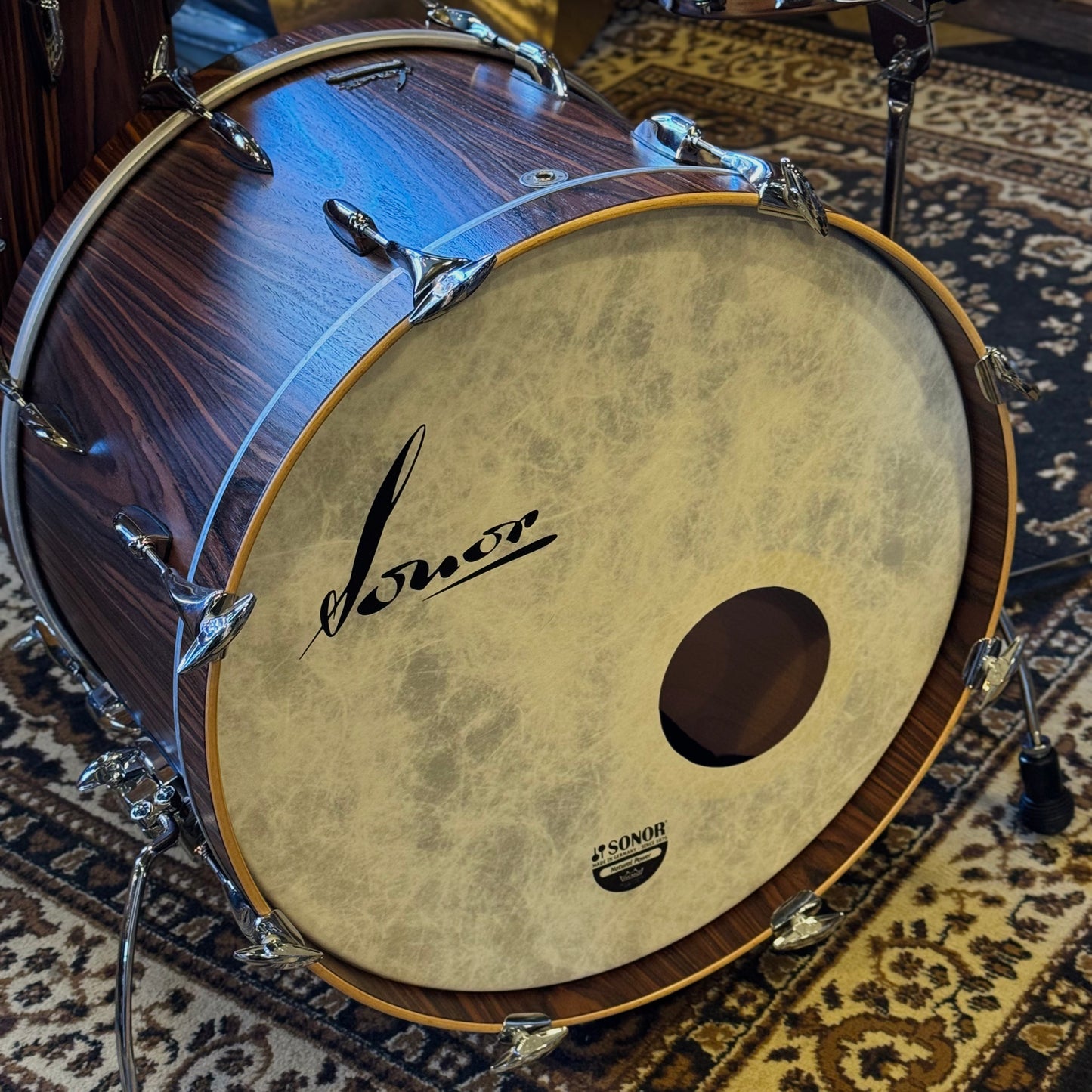 USED Sonor Vintage Series in Rosewood Semi Gloss - 14x22, 8x13, 14x16