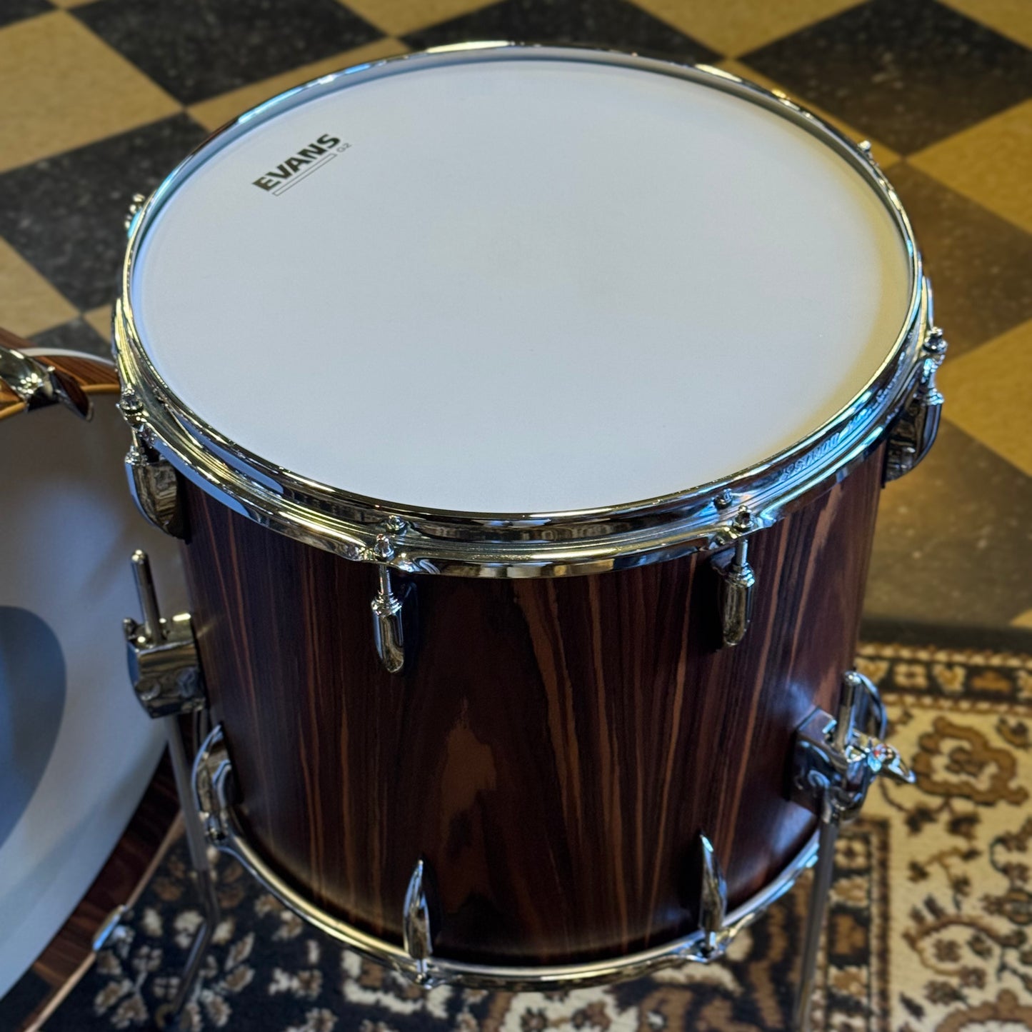 USED Sonor Vintage Series in Rosewood Semi Gloss - 14x22, 8x13, 14x16