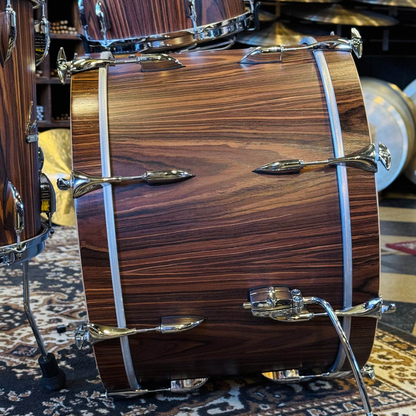 USED Sonor Vintage Series in Rosewood Semi Gloss - 14x22, 8x13, 14x16