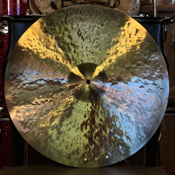 NEW Byrne 22" Vintage Series Ride Cymbal w/ Three Removable Rivets - 2224g