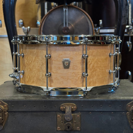 NEW Ludwig 6.5x14 Classic Maple Snare Drum in Birdseye Maple Gloss w/ Tube Lugs