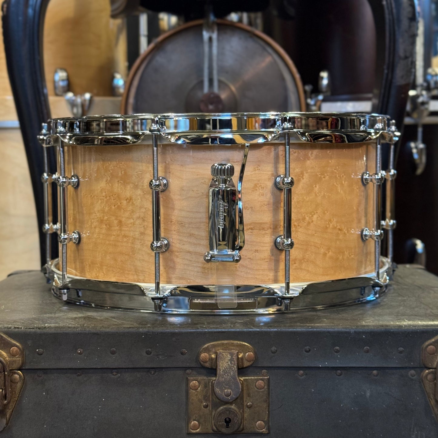 NEW Ludwig 6.5x14 Classic Maple Snare Drum in Birdseye Maple Gloss w/ Tube Lugs