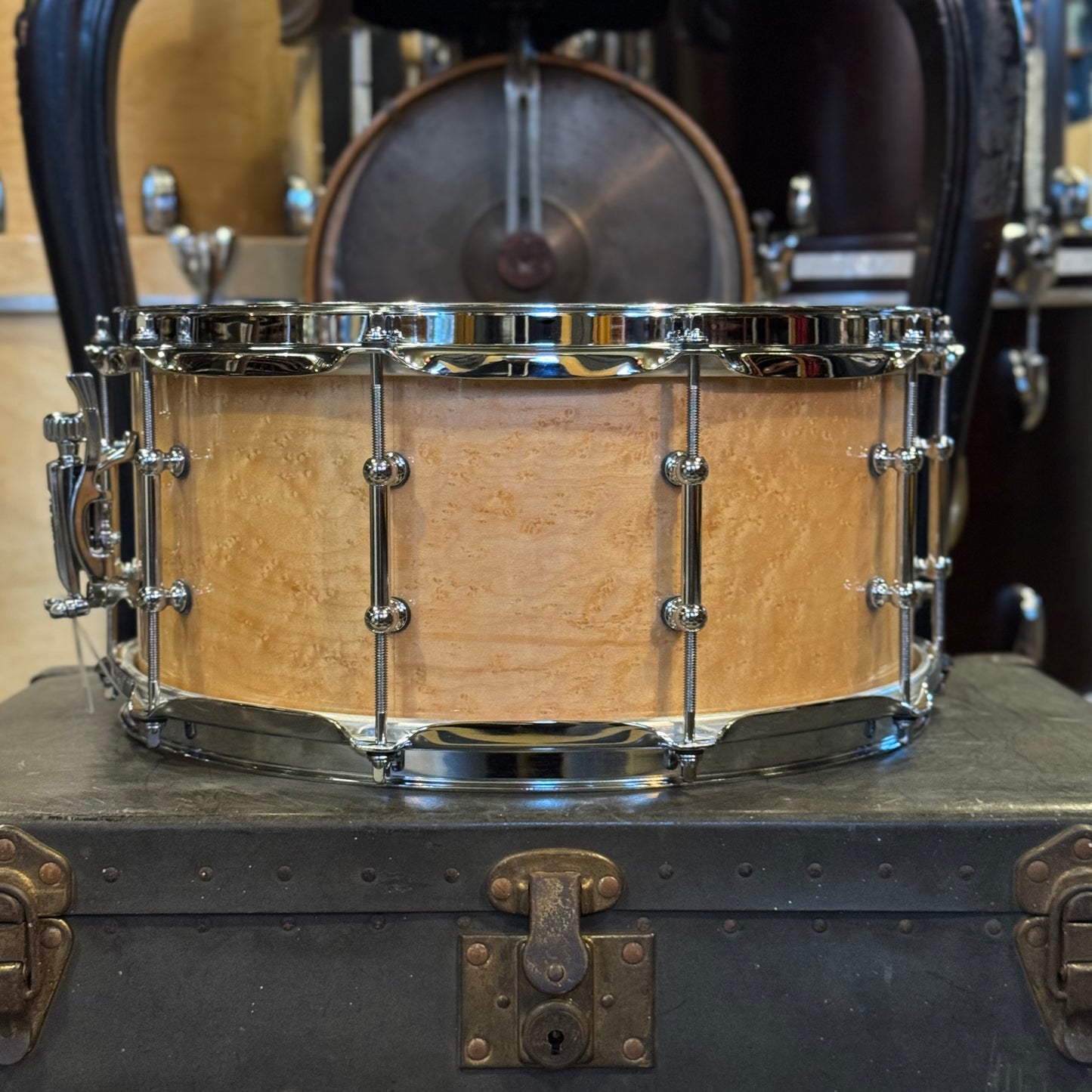 NEW Ludwig 6.5x14 Classic Maple Snare Drum in Birdseye Maple Gloss w/ Tube Lugs