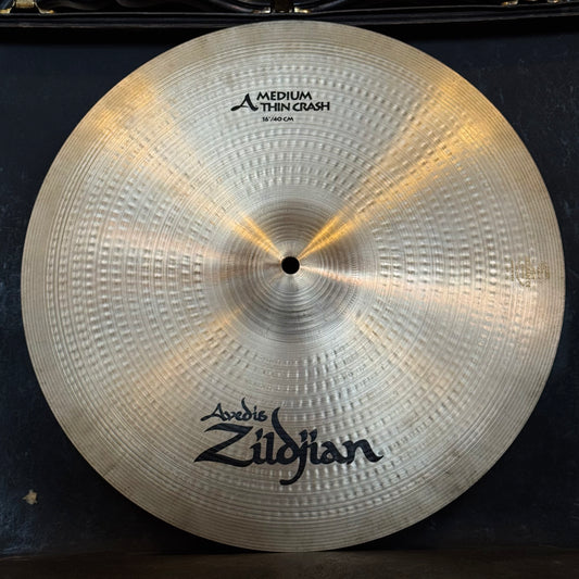 USED Zildjian 16" A. Zildjian Medium Thin Crash - 1192g