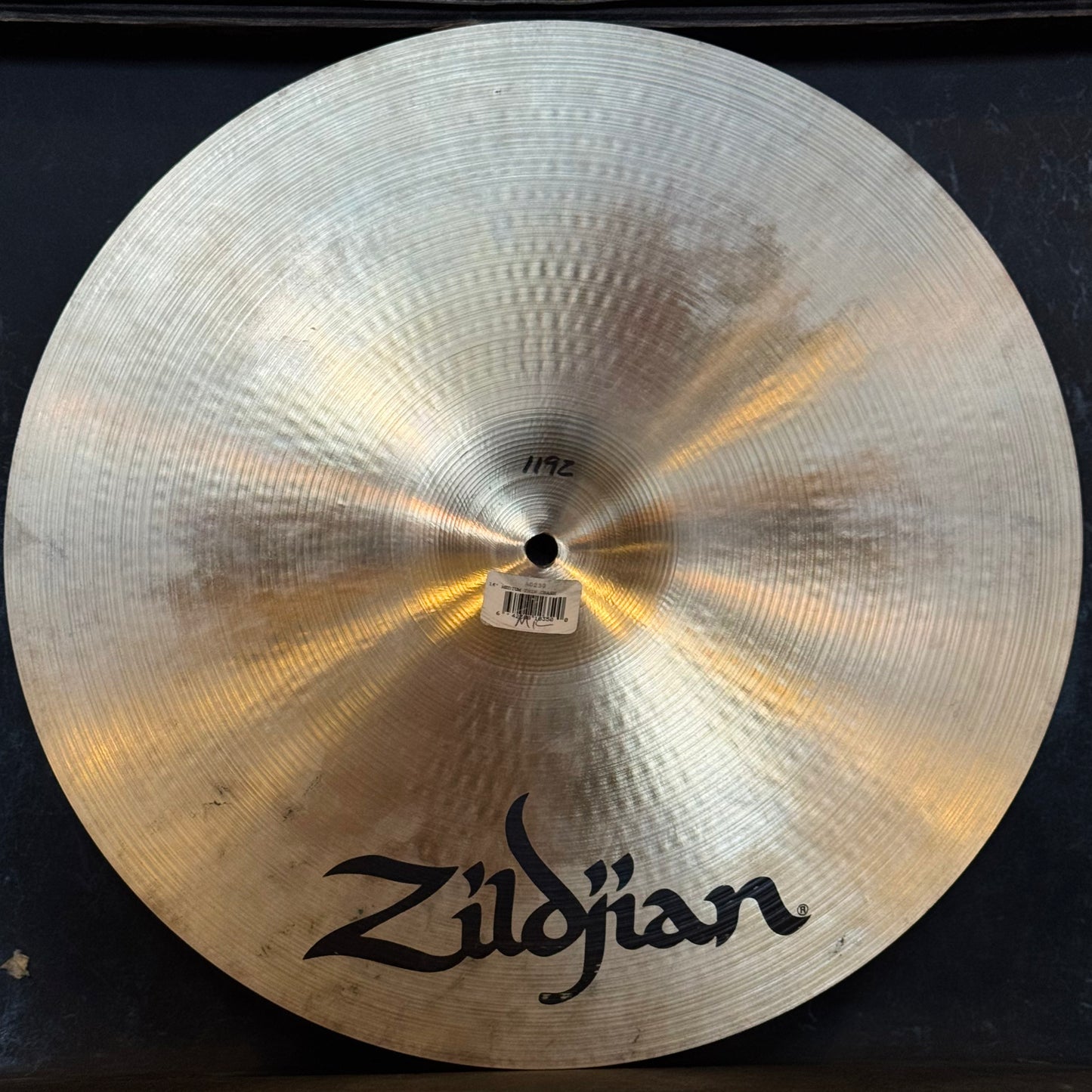 USED Zildjian 16" A. Zildjian Medium Thin Crash - 1192g