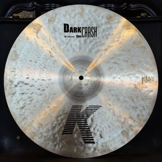 USED Zildjian 18" K. Zildjian Dark Thin Crash - 1336g
