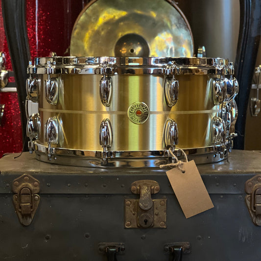 USED Gretsch 6.5x14 Bell Brass Snare Drum