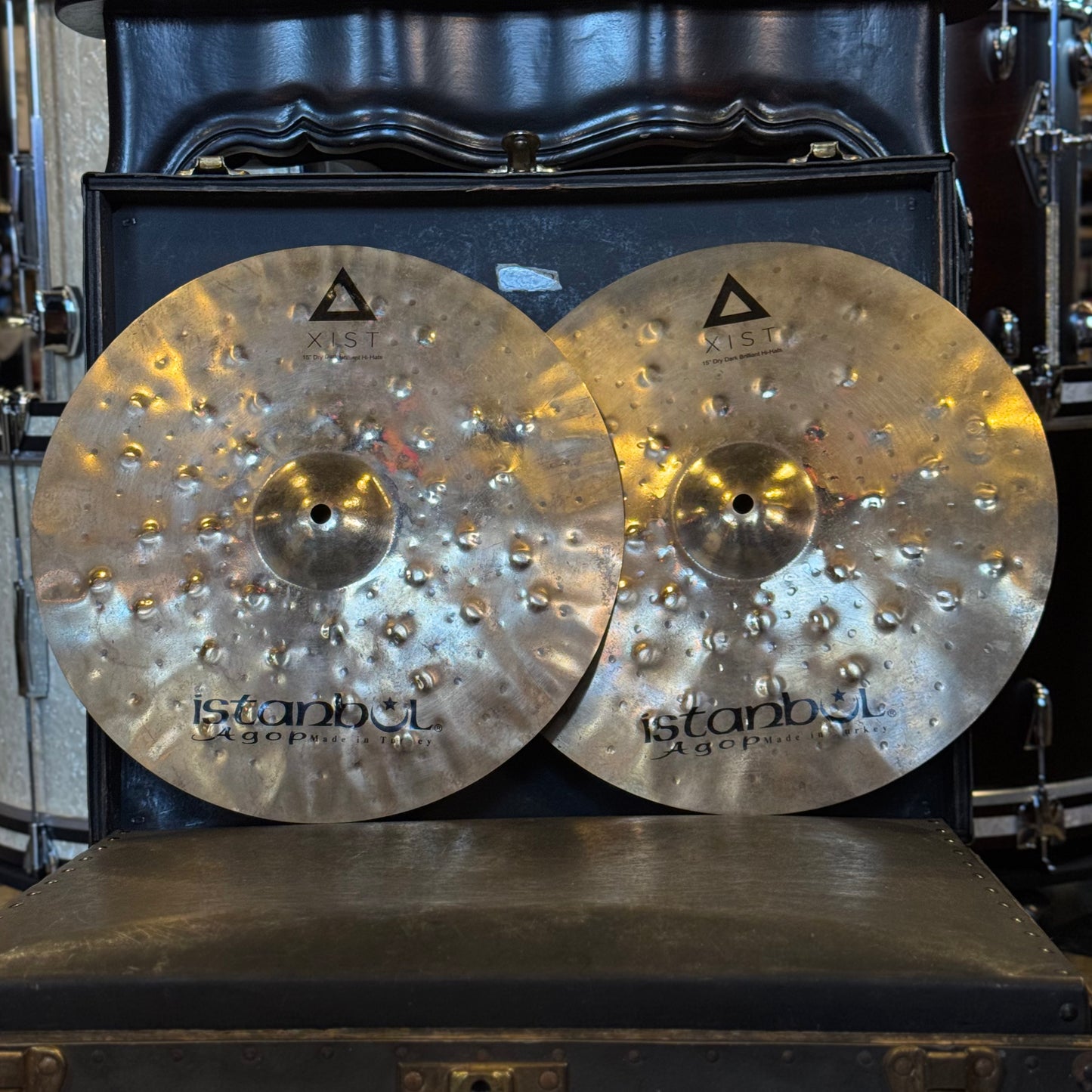 NEW Istanbul Agop 15" Xist Dry Dark Brilliant Hi Hats - 772/1040g