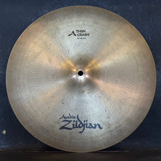 USED Zildjian 15" A. Zildjian Thin Crash - 930g