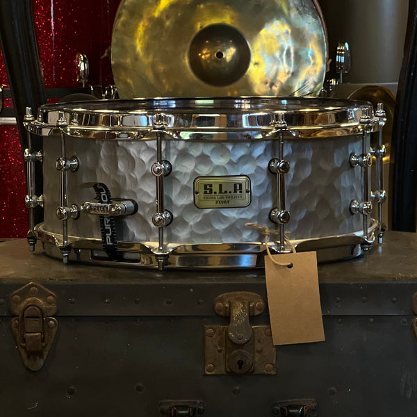 USED Tama 5x14 SLP Vintage Steel Hammered Snare Drum
