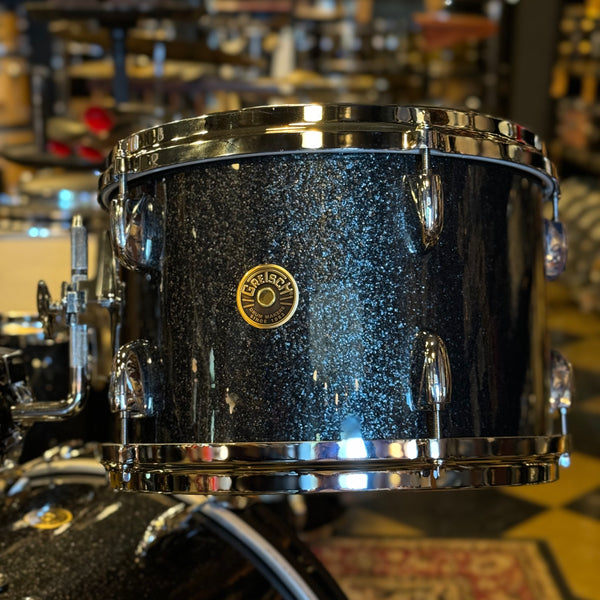 FLOOR MODEL Gretsch USA Custom in Black Sparkle Nitron - 14x22, 8x12, 16x16