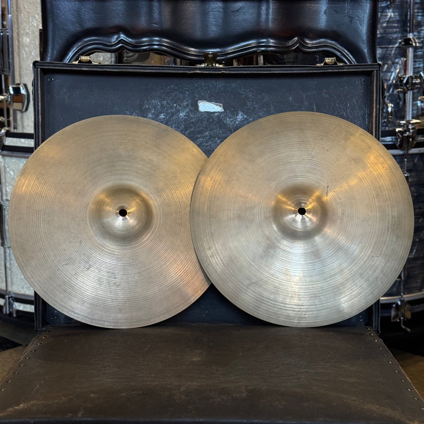 VINTAGE 1960's A. Zildjian 14" Hi-Hats - 892/974g