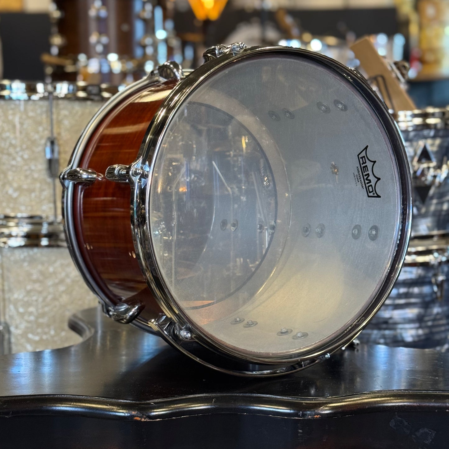 VINTAGE 1977-1981 Gretsch Stop Sign Badge Drum set in Gloss Walnut Lacquer (Virgin Shells) - 14x24, 8x10, 8x12, 9x13, 10x14, 12x15, 16x16