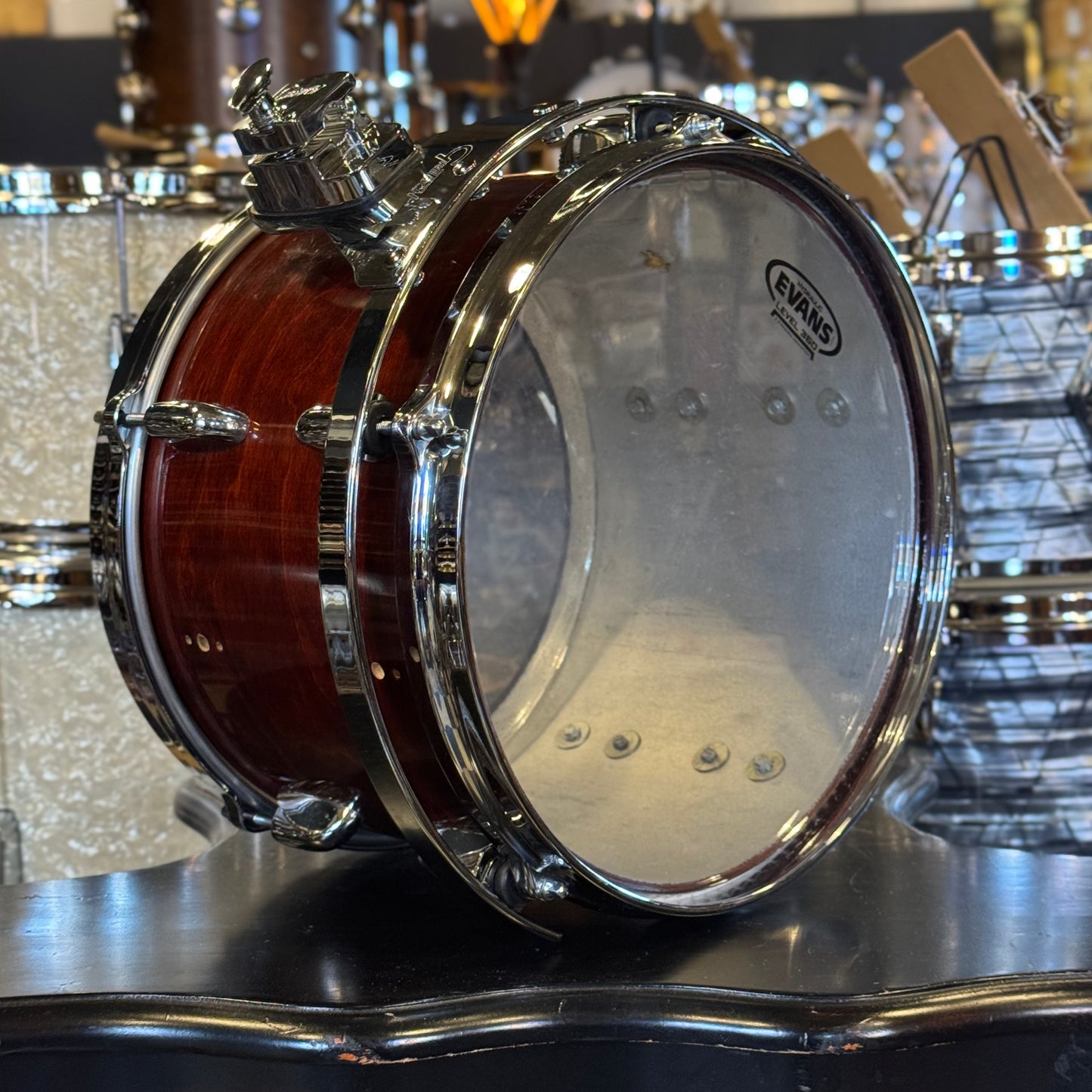 VINTAGE 1977-1981 Gretsch Stop Sign Badge Drum set in Gloss Walnut Lacquer (Virgin Shells) - 14x24, 8x10, 8x12, 9x13, 10x14, 12x15, 16x16