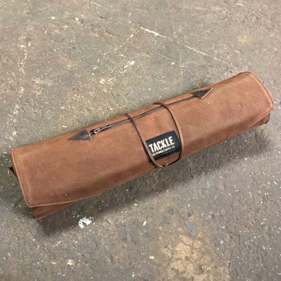 Tackle Instrument Supply Co. Waxed Canvas Roll Up Stick Case