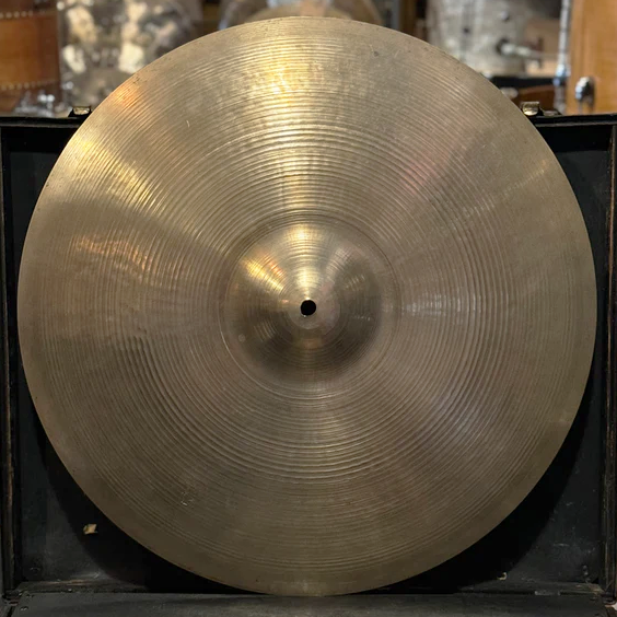 VINTAGE 1950's A. ZIldjian 20" Small Stamp Thin Ride - 1646