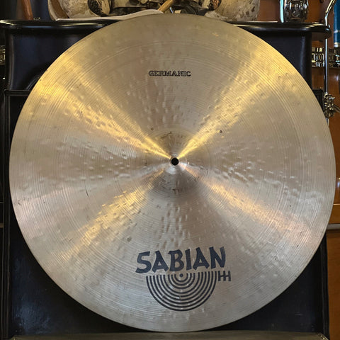 VINTAGE 1980's Sabian 22" Germanic Orchestral "Ride" Cymbal - 3818g