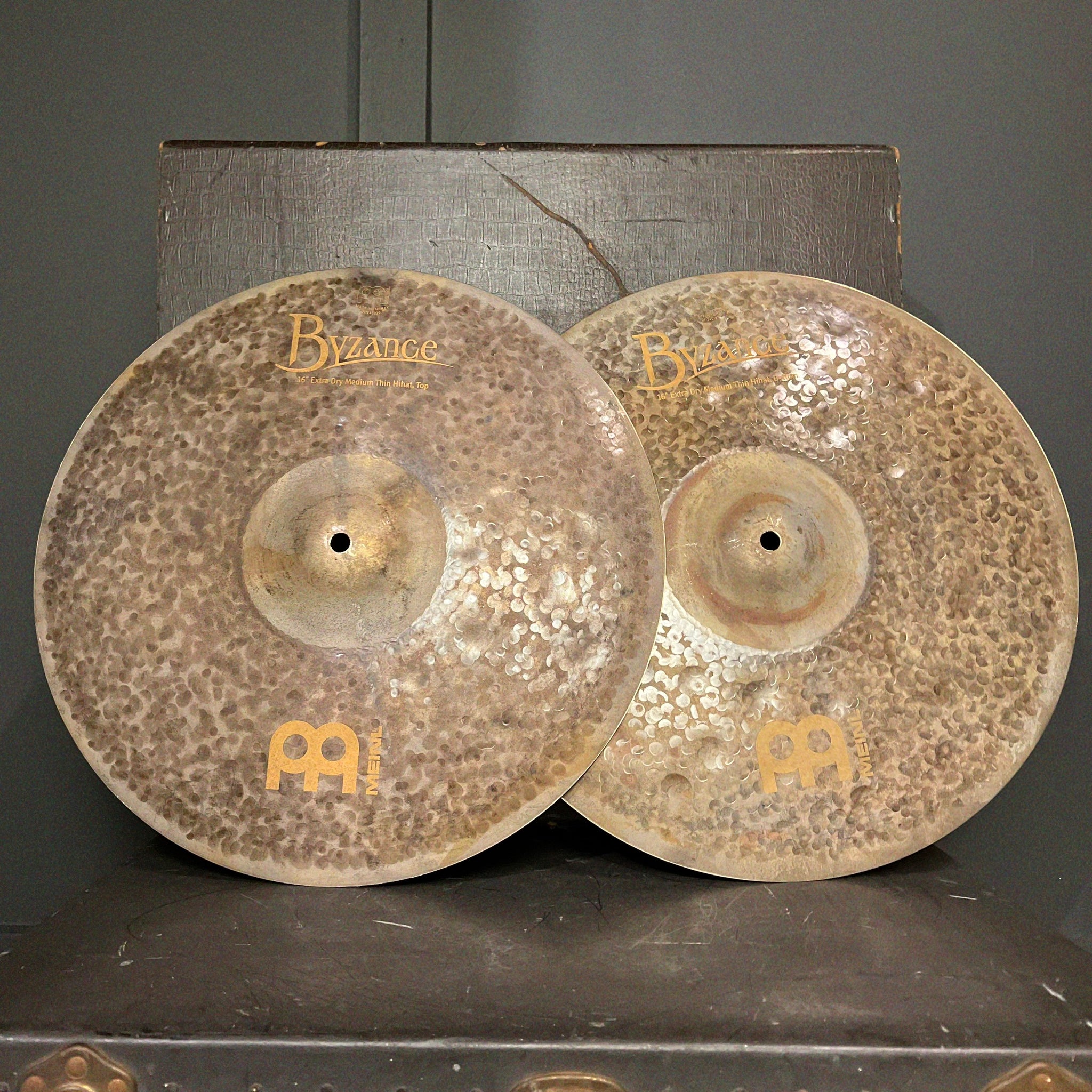 NEW Meinl 16" Byzance Extra Dry Medium-Thin Hi-Hat Cymbals - 998/1496g