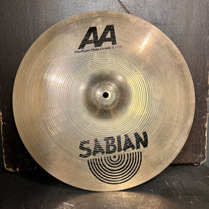 USED Sabian 16" AA Medium Thin Crash Cymbal - 1062g